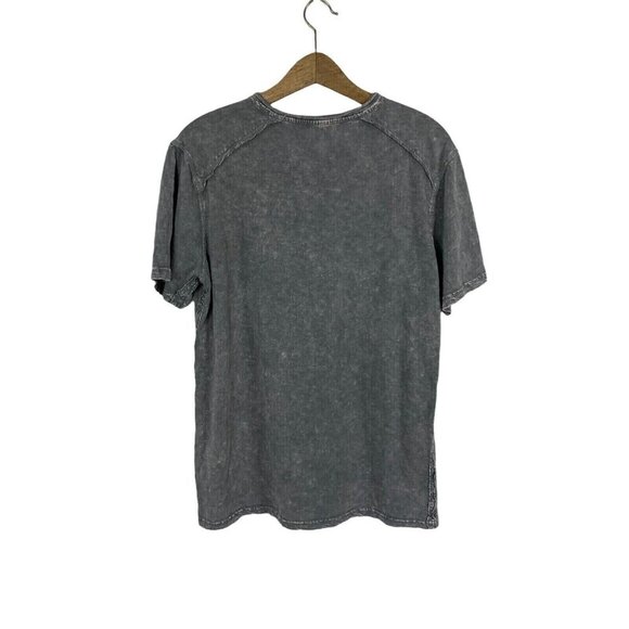 Nightmare Before Christmas Bone Daddy Graphic Tee Distressed Gothic V Neck L - Picture 4 of 5